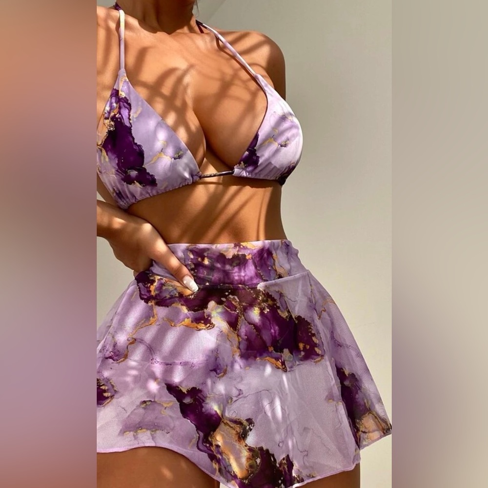 Purple bikini for summer holidays